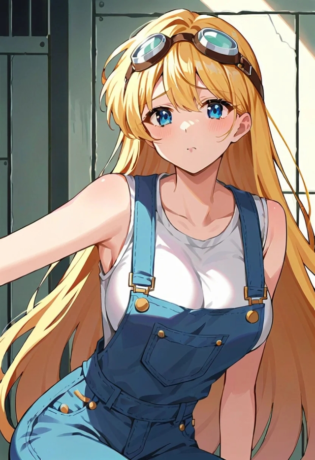Example of anime AI girlfriend the user can generate with kupid AI, the ai girlfriend is called Kasuta and is wearing black lingerie.